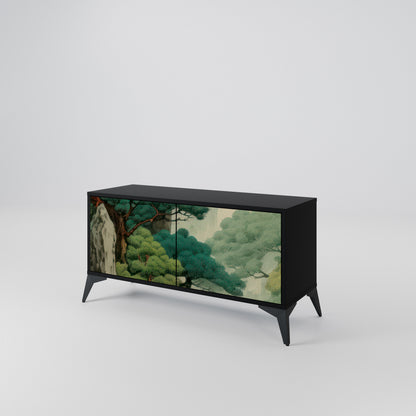 VERDURE ABYSS Kompaktní dvoudveřový TV stolek