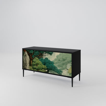 VERDURE ABYSS Kompaktní dvoudveřový TV stolek