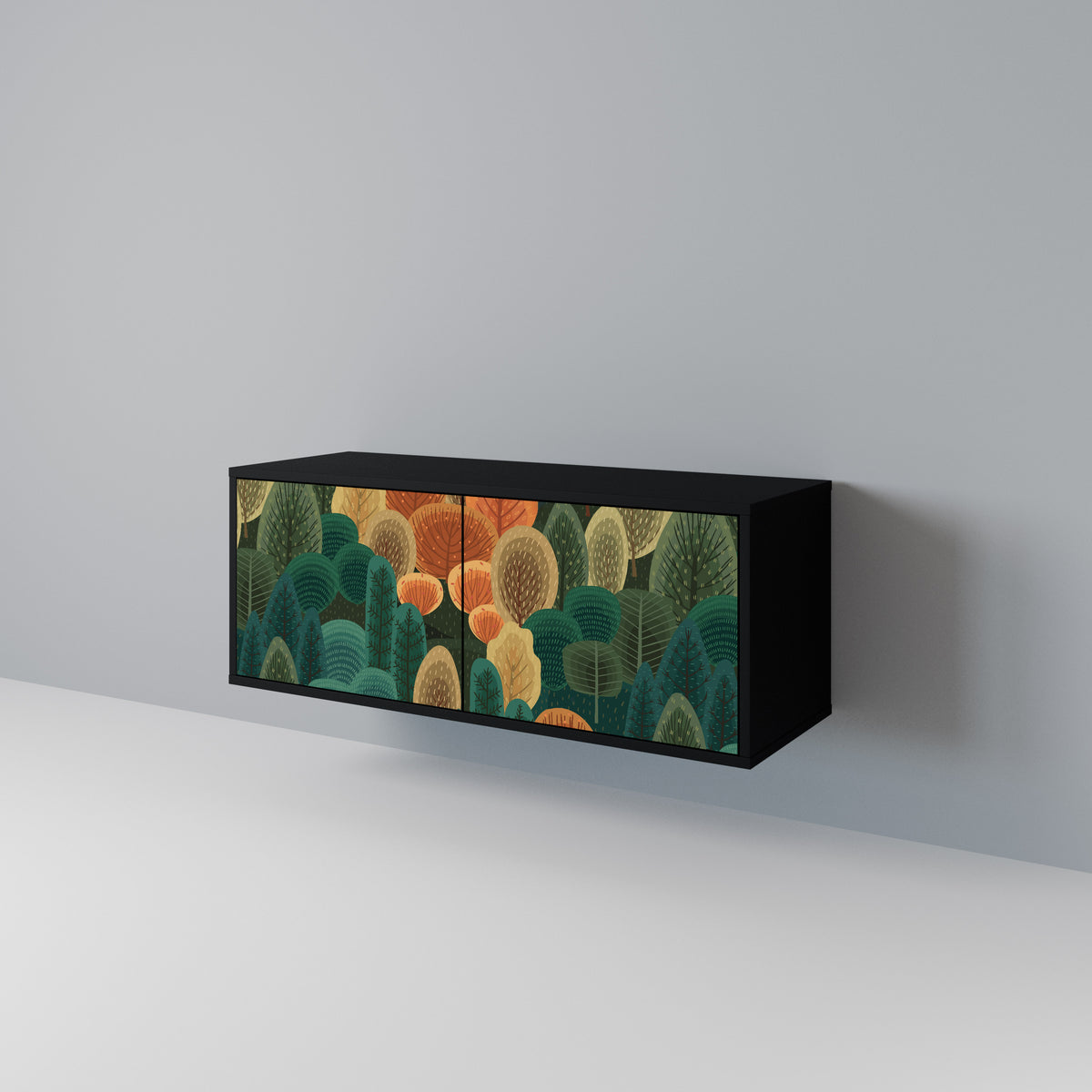 AUTUMN KALEIDOSCOPE Kompaktní dvoudveřový TV stolek