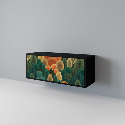 AUTUMN KALEIDOSCOPE Kompaktní dvoudveřový TV stolek