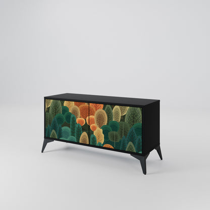 AUTUMN KALEIDOSCOPE Kompaktní dvoudveřový TV stolek
