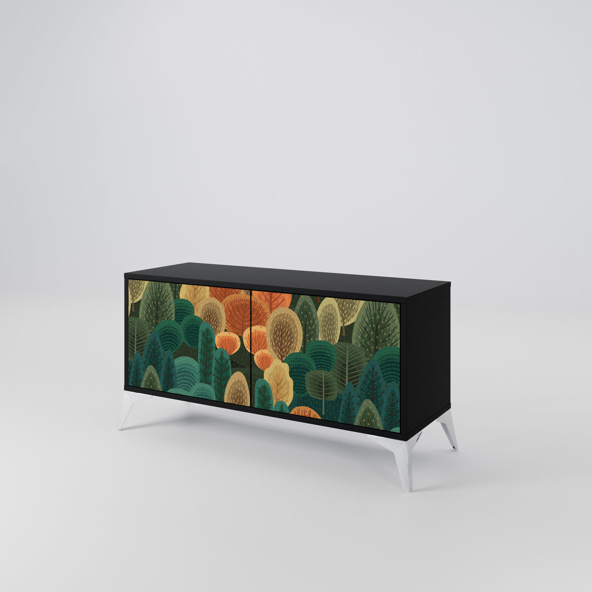 AUTUMN KALEIDOSCOPE Kompaktní dvoudveřový TV stolek