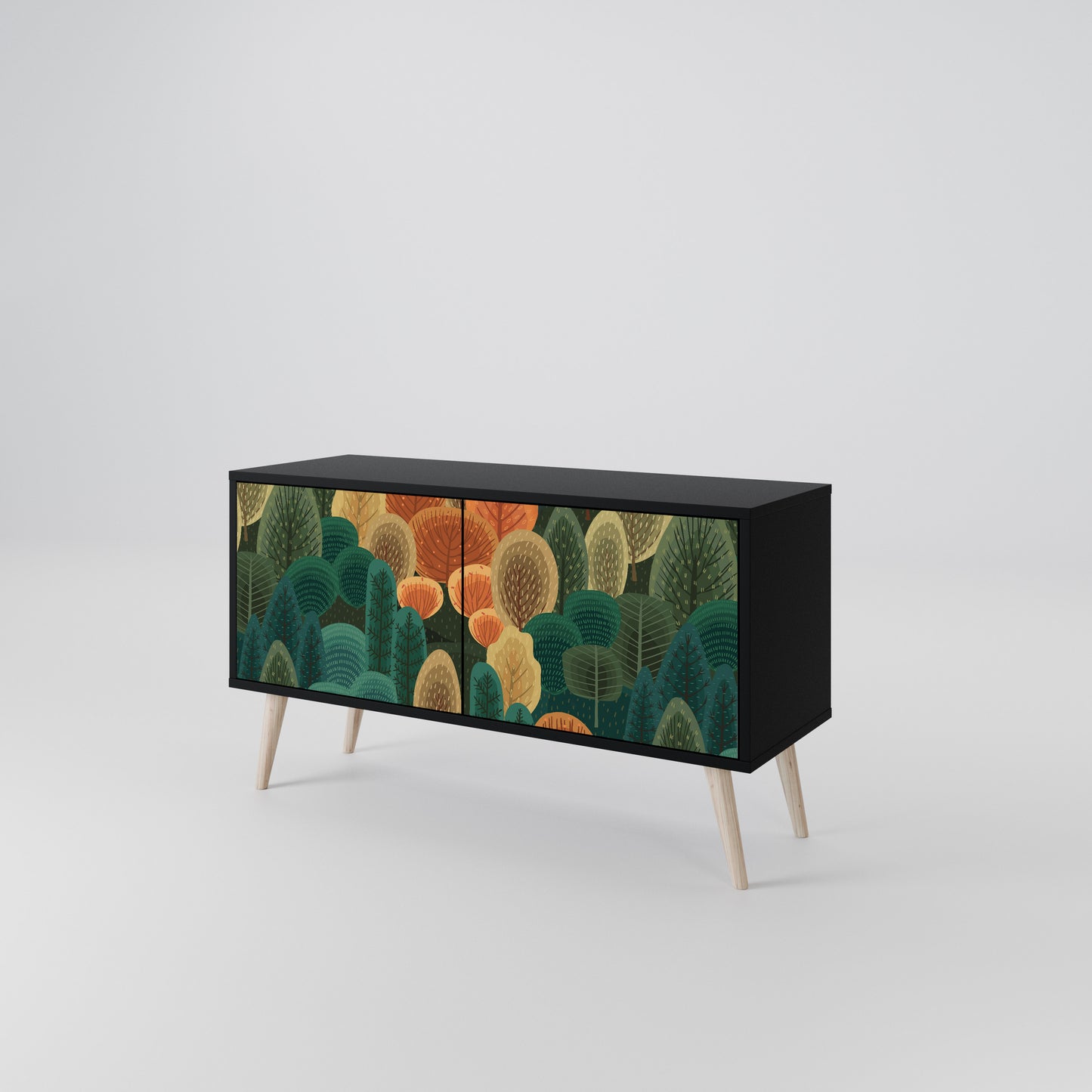 AUTUMN KALEIDOSCOPE Kompaktní dvoudveřový TV stolek