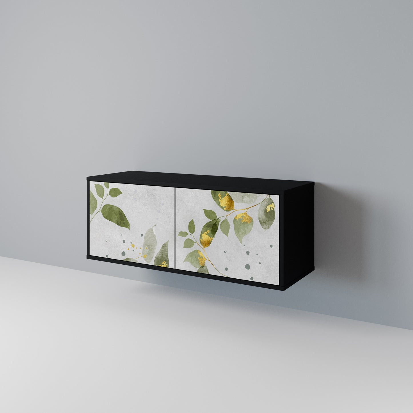 ELEGANT BOTANICS Kompaktní dvoudveřový TV stolek