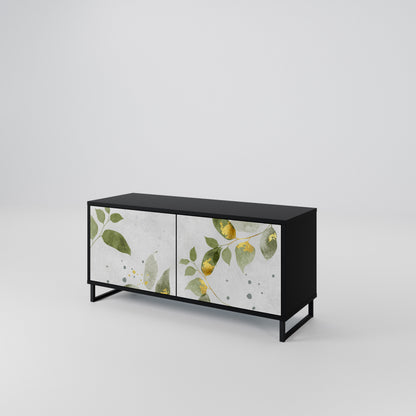 ELEGANT BOTANICS Kompaktní dvoudveřový TV stolek