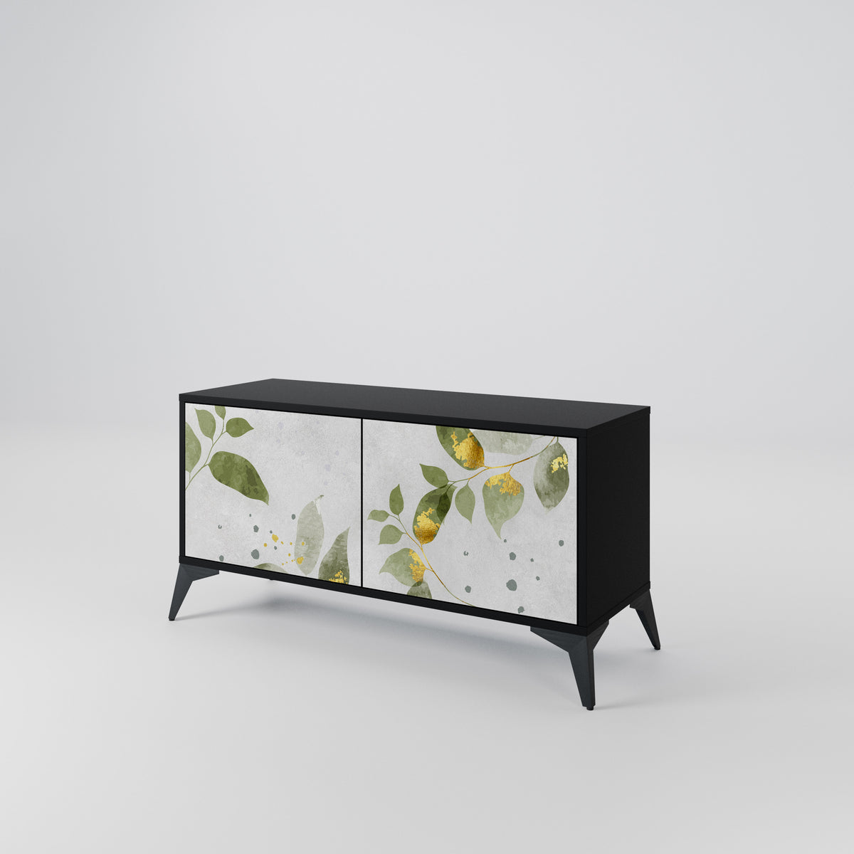 ELEGANT BOTANICS Kompaktní dvoudveřový TV stolek