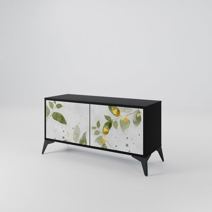 ELEGANT BOTANICS Kompaktní dvoudveřový TV stolek
