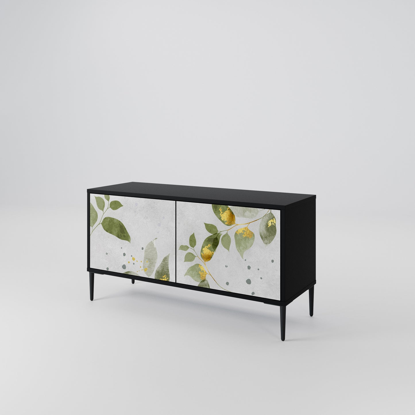 ELEGANT BOTANICS Kompaktní dvoudveřový TV stolek