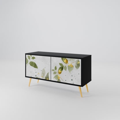ELEGANT BOTANICS Kompaktní dvoudveřový TV stolek