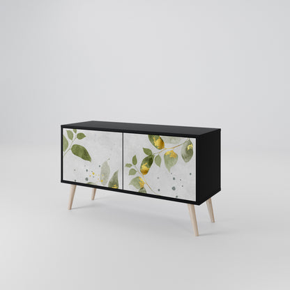 ELEGANT BOTANICS Kompaktní dvoudveřový TV stolek