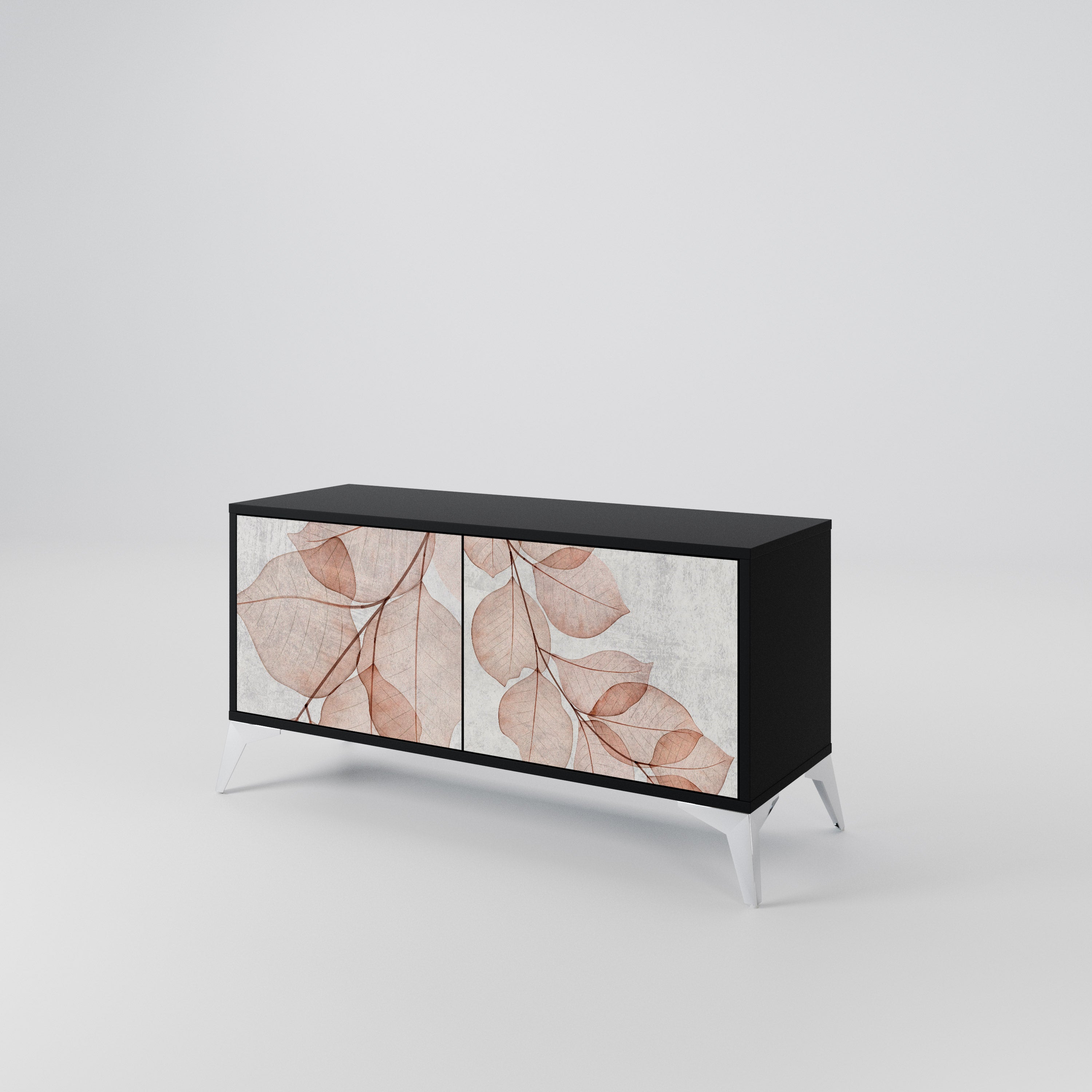 AUTUMN FRAGILITY Compact 2-Door TV Cabinet