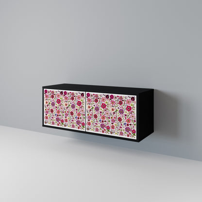 PETAL GARDEN Kompaktní dvoudveřový TV stolek