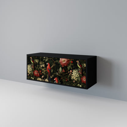 FLORAL FANTASIA Kompaktní dvoudveřový TV stolek