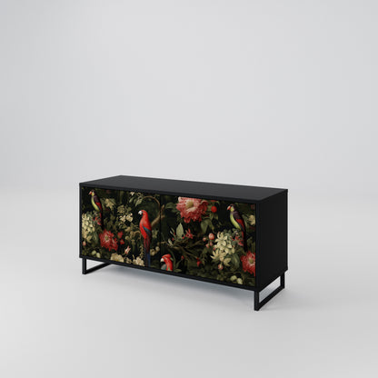 FLORAL FANTASIA Kompaktní dvoudveřový TV stolek