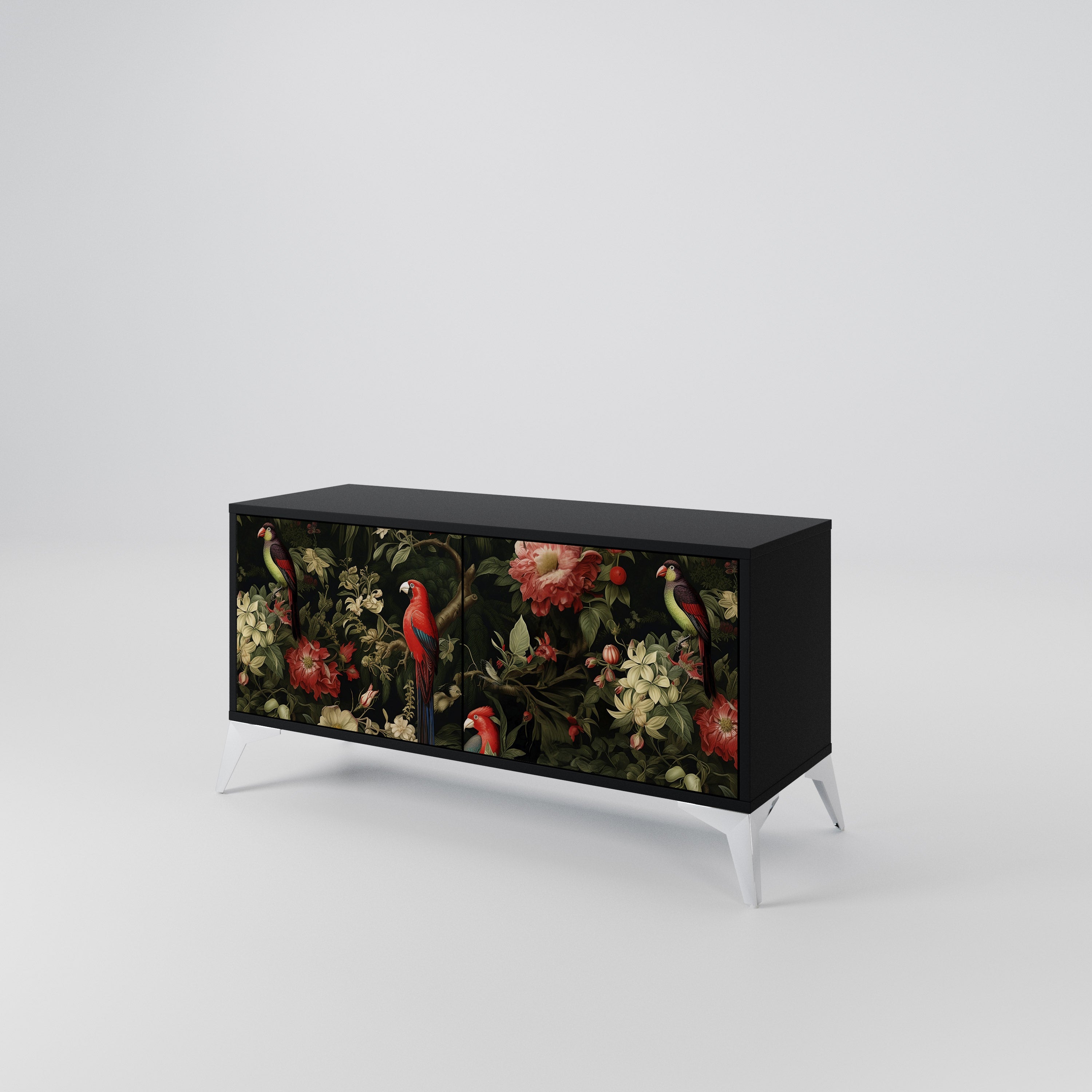 FLORAL FANTASIA Compact 2-Door TV Cabinet
