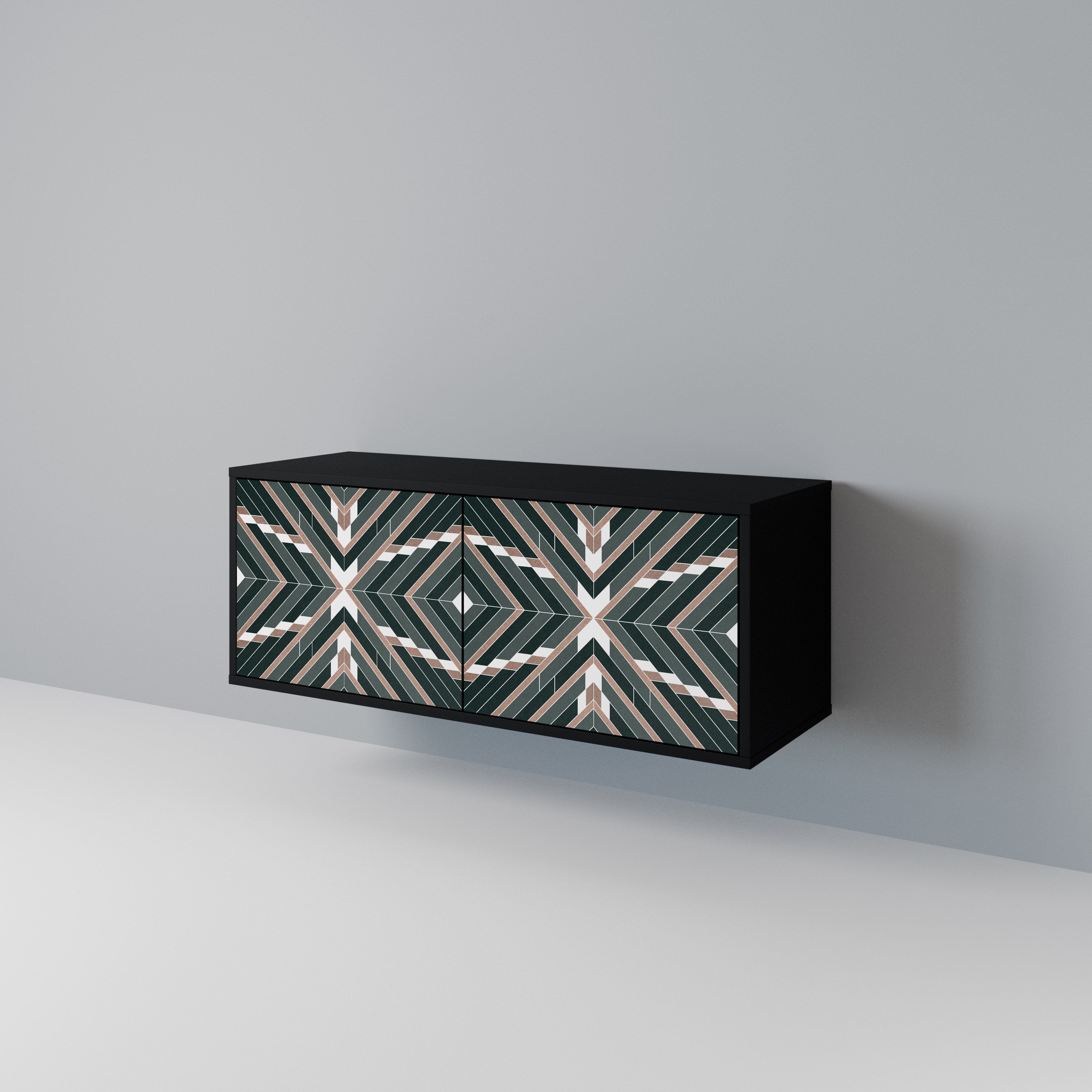 DIMENSION DELIGHTS Compact 2-Door TV Cabinet