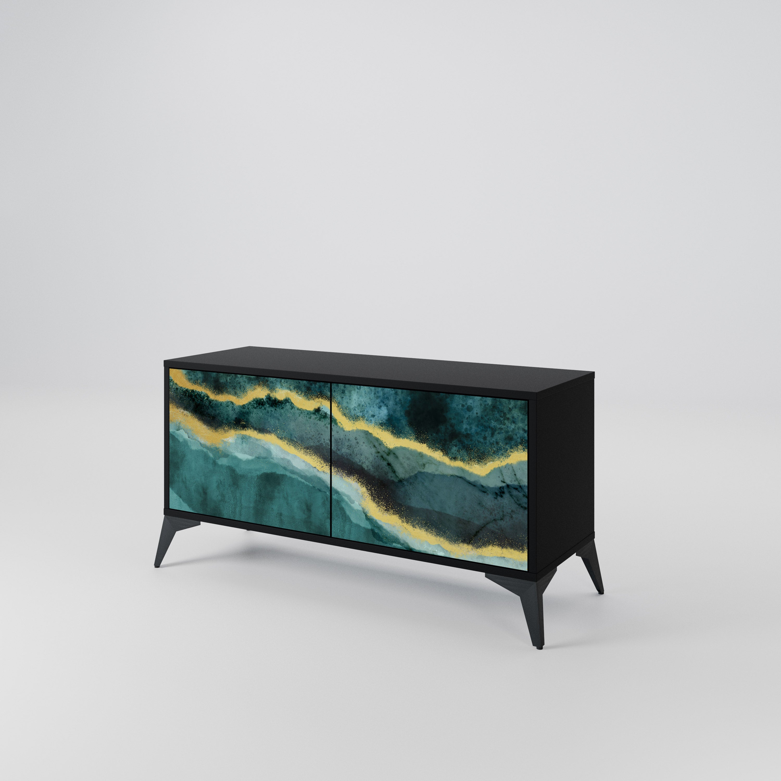 GOLDRUSH ODYSSEY Kompaktní dvoudveřový TV stolek