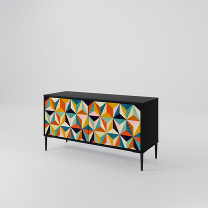 TESSELATE TREASURES Kompaktní dvoudveřový TV stolek