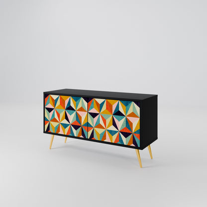 TESSELATE TREASURES Kompaktní dvoudveřový TV stolek