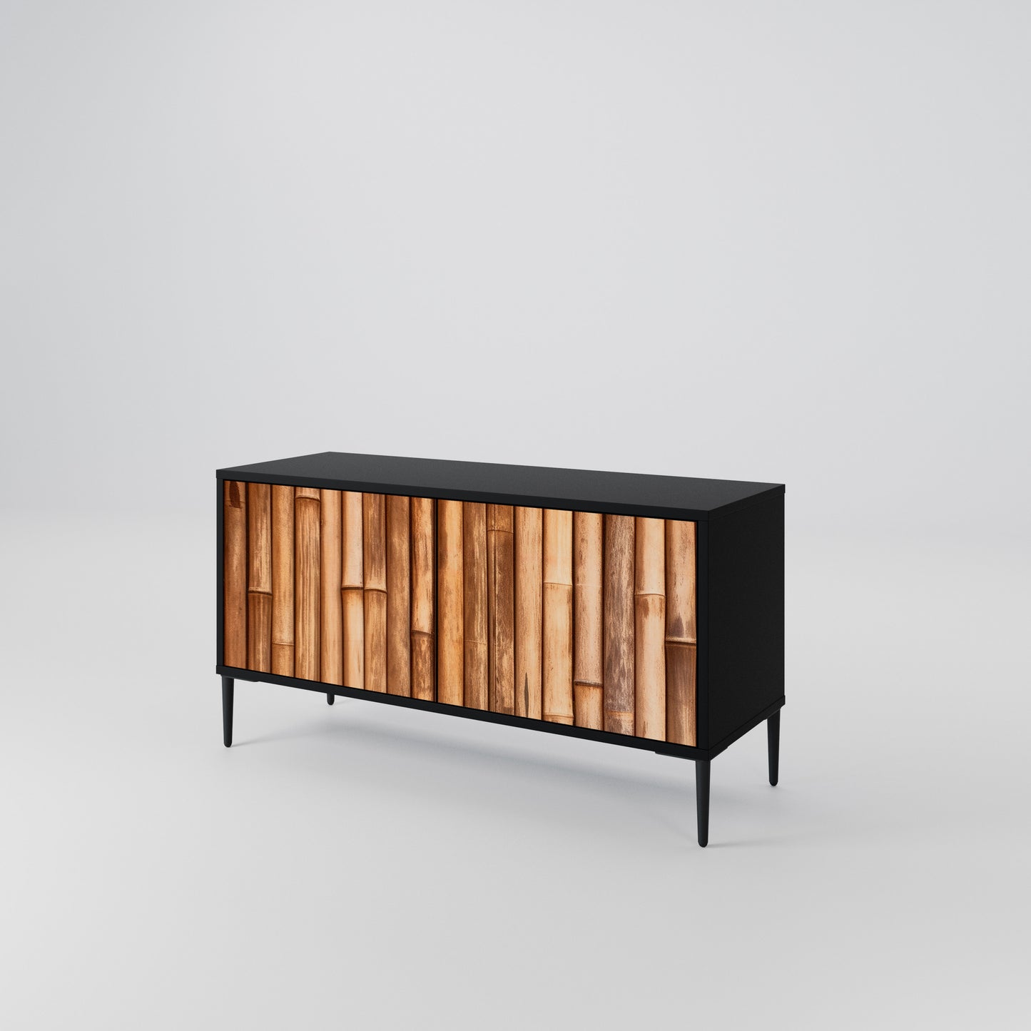 NATURAL WOOD Kompaktní dvoudveřový TV stolek
