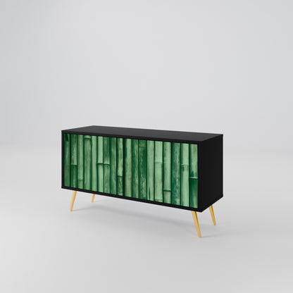 NATURAL GREEN Kompaktní dvoudveřový TV stolek