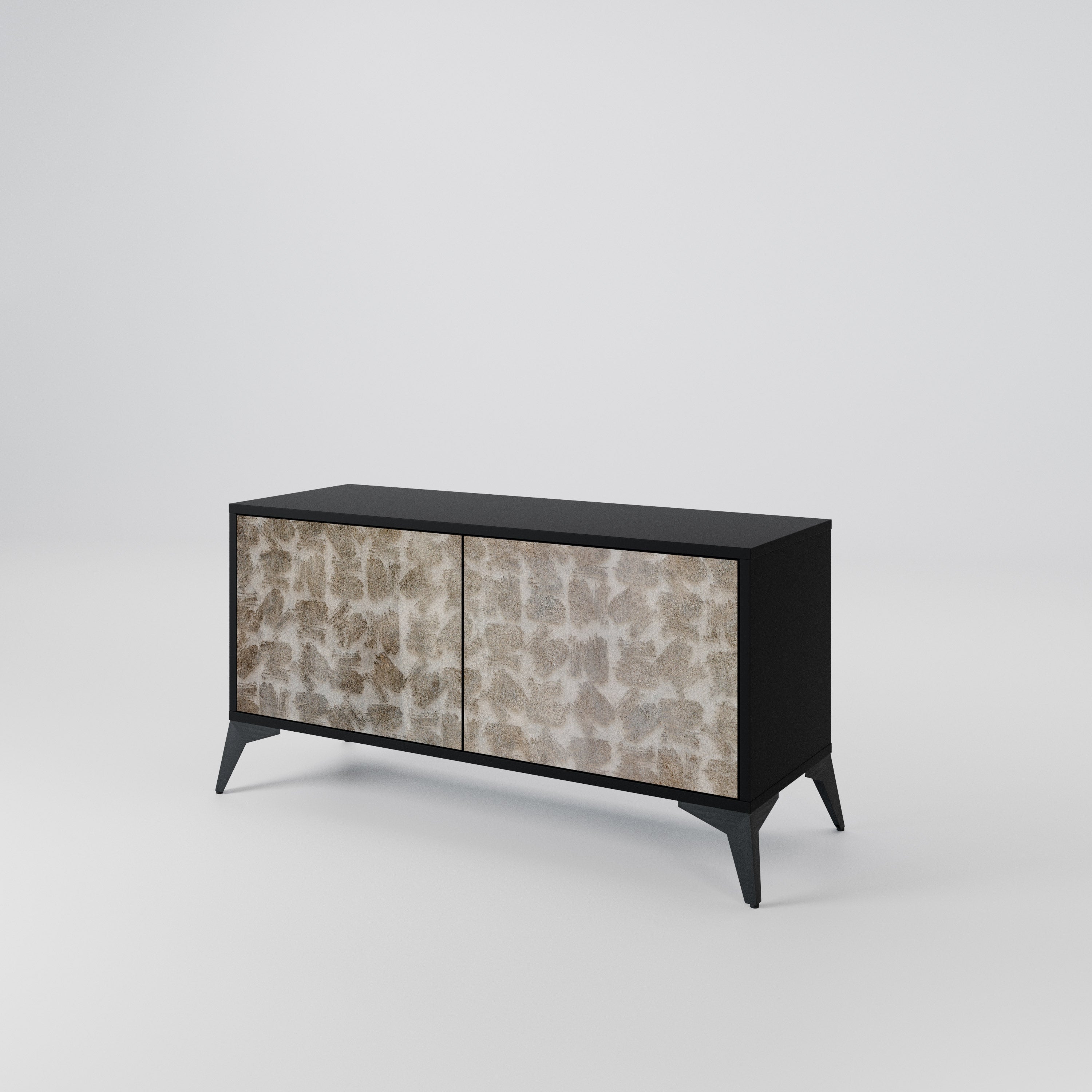 SLIGHTLY BLURRED Kompaktní dvoudveřový TV stolek