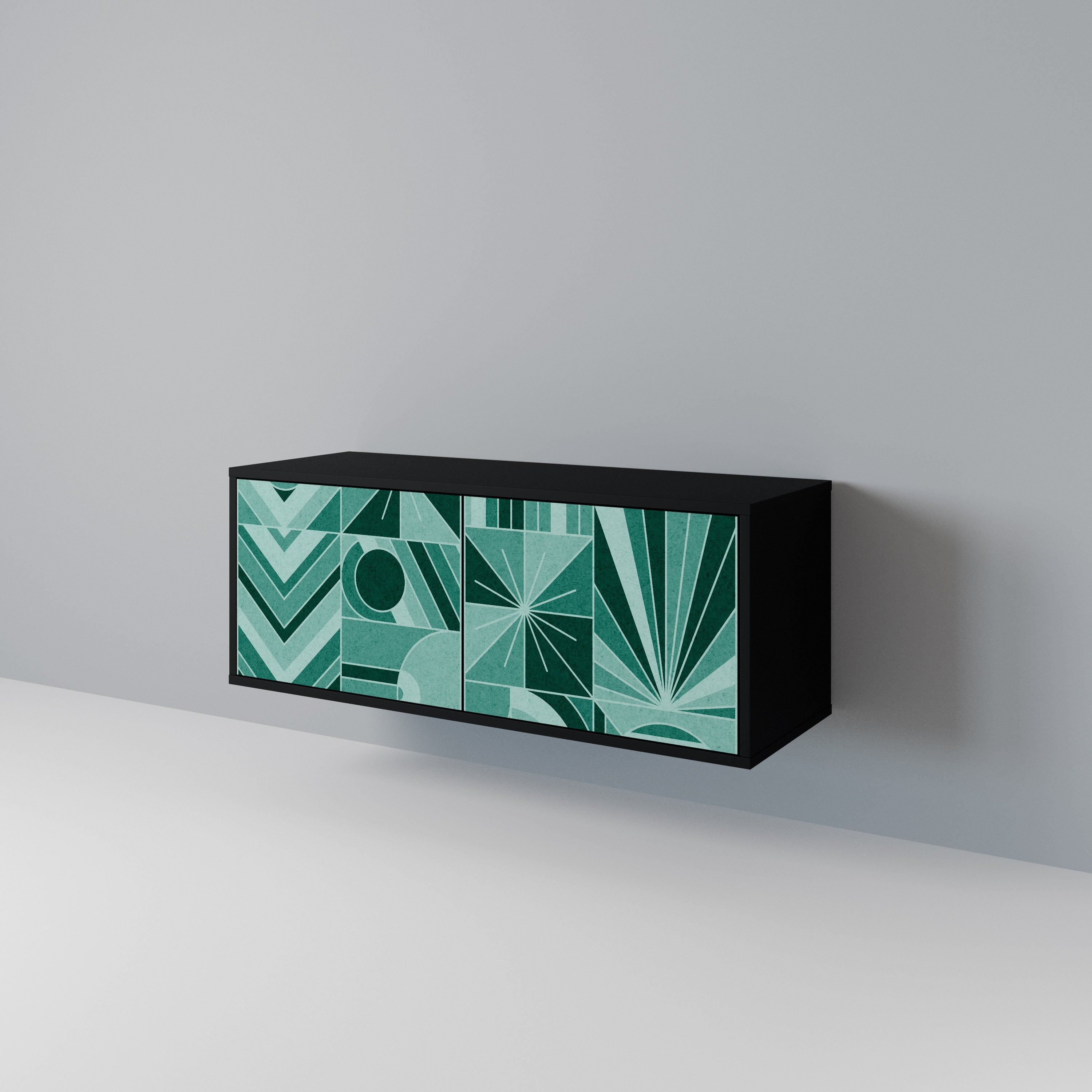 HARMONIC GRID Kompaktní dvoudveřový TV stolek