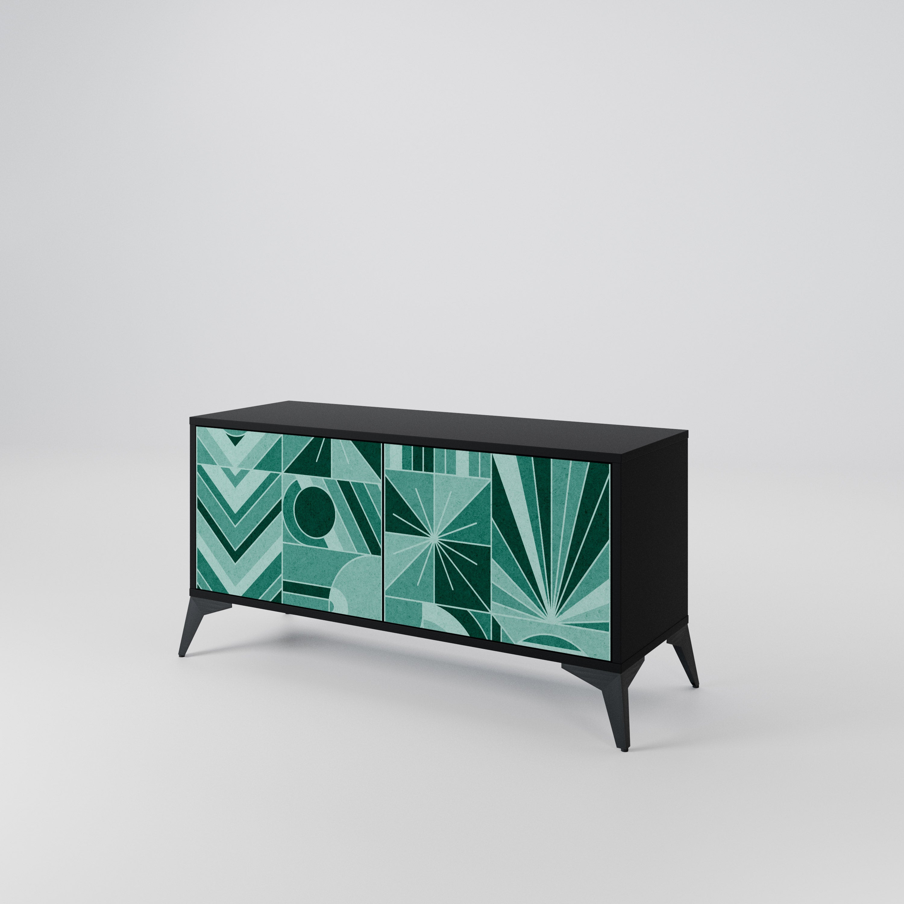 HARMONIC GRID Kompaktní dvoudveřový TV stolek