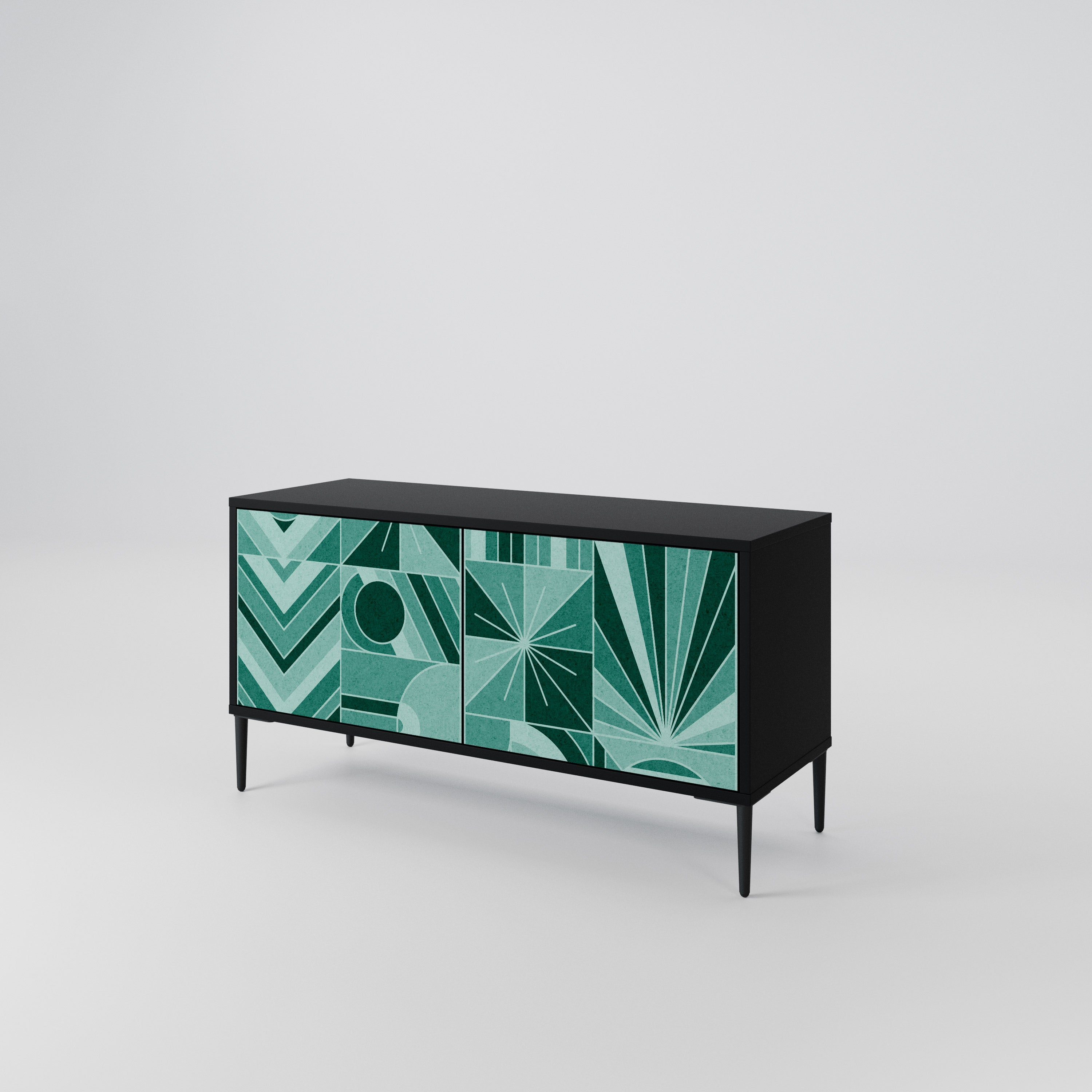 HARMONIC GRID Kompaktní dvoudveřový TV stolek