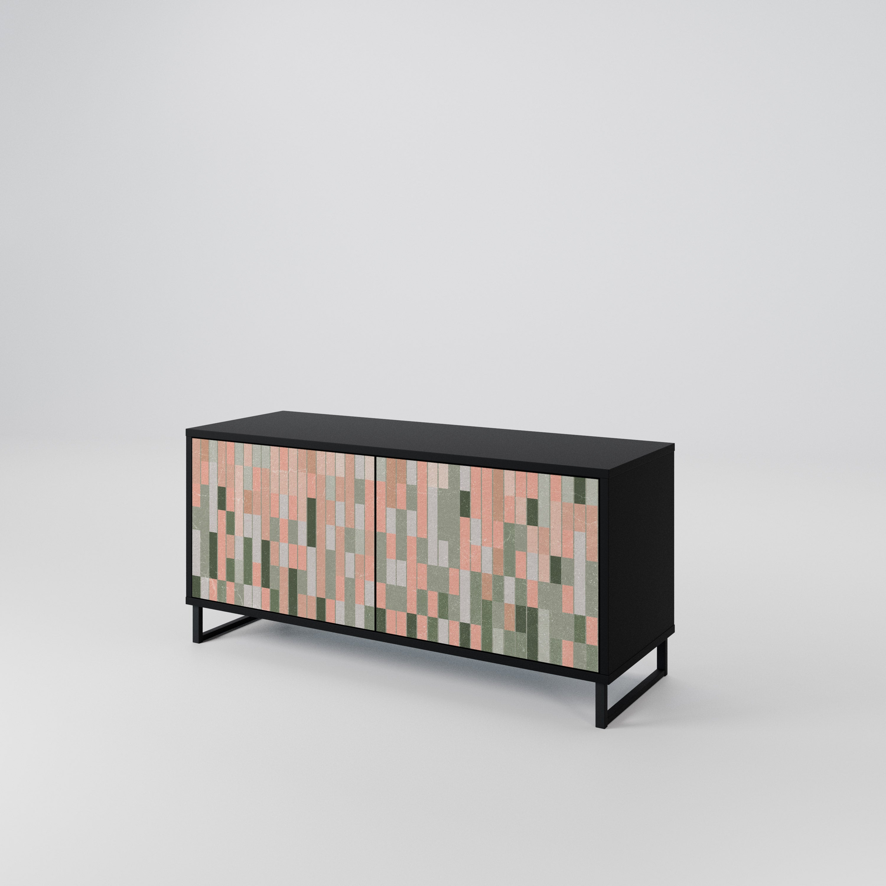 BUILDING THE FUTURE Kompaktní dvoudveřový TV stolek