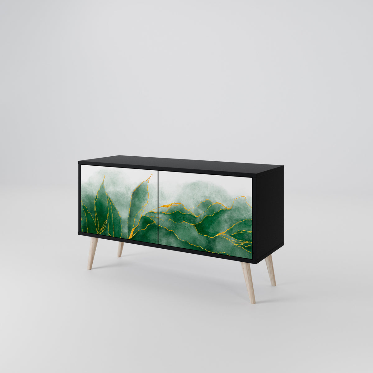 EXPENSIVE NATURE Kompaktní dvoudveřový TV stolek