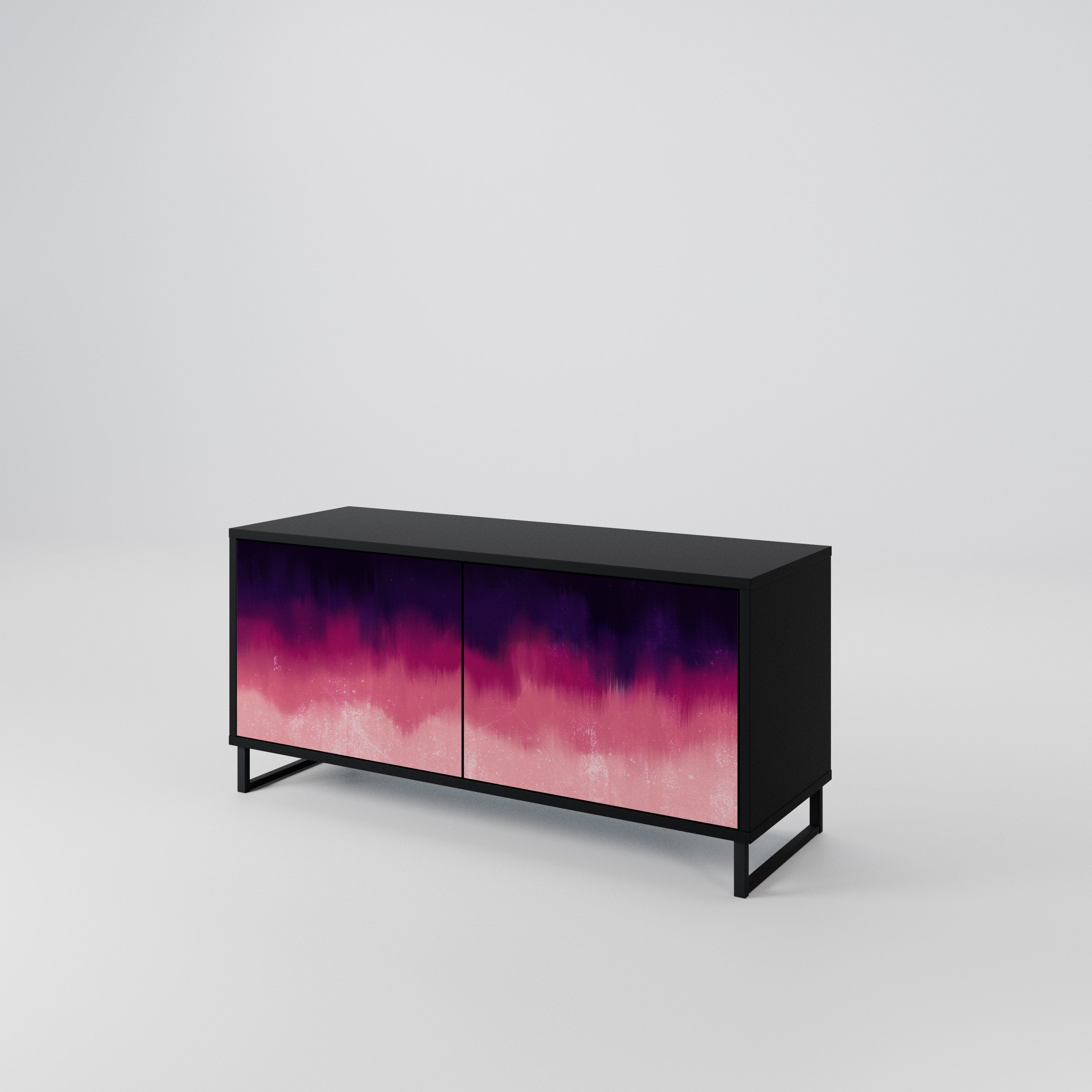 AURORA BOREALIS Compact 2-Door TV Cabinet
