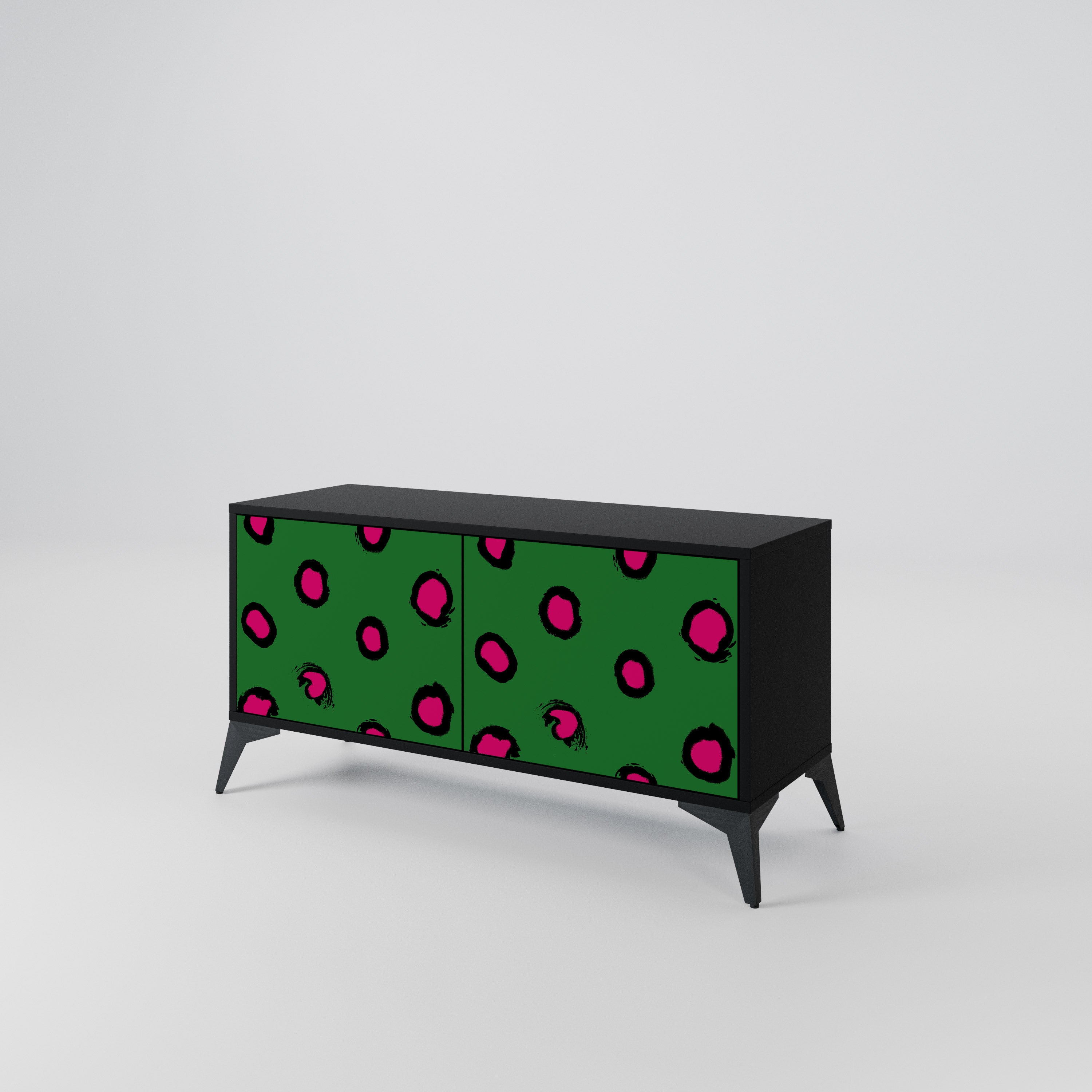 FUNKY SPOTS Compact 2-Door TV Cabinet