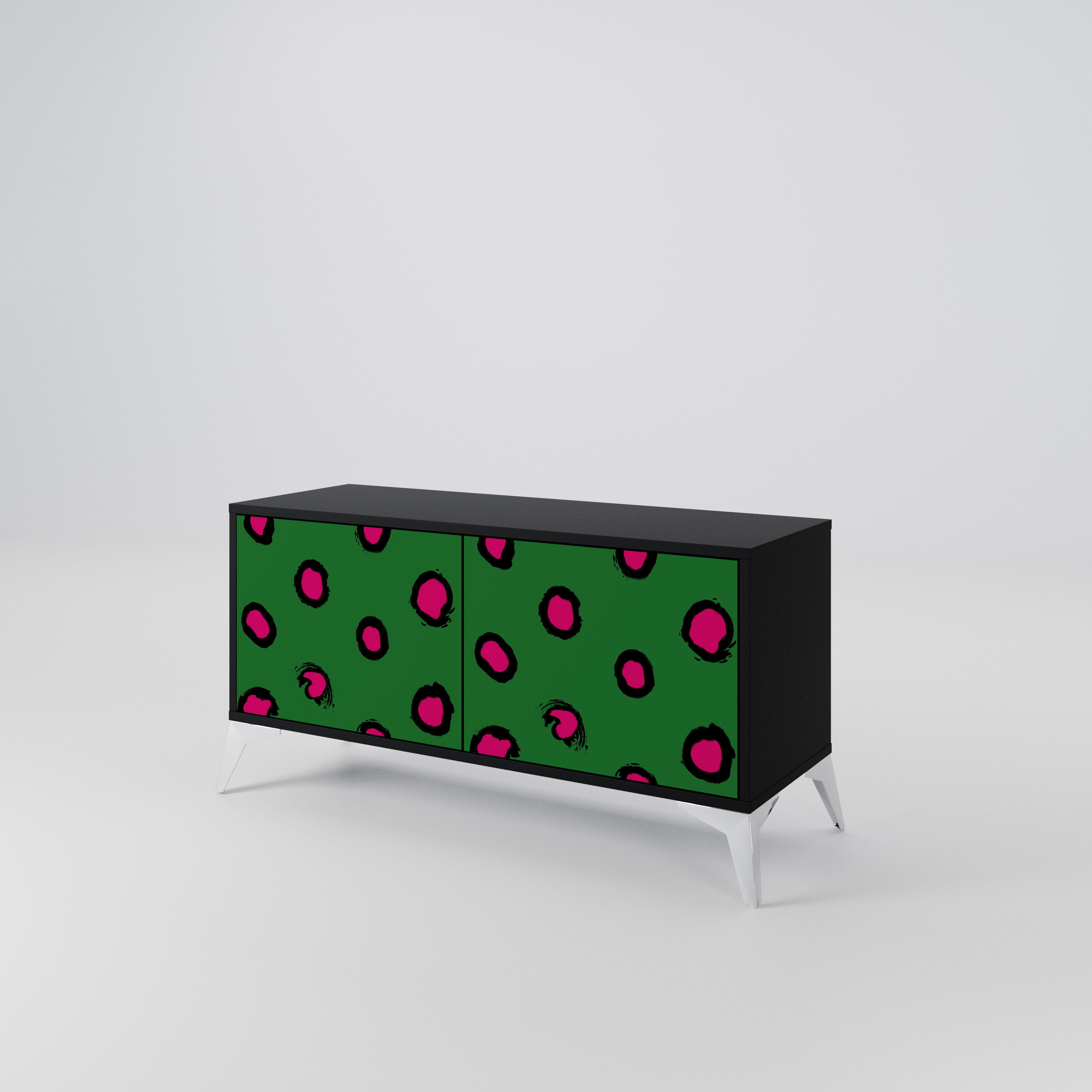 FUNKY SPOTS Compact 2-Door TV Cabinet