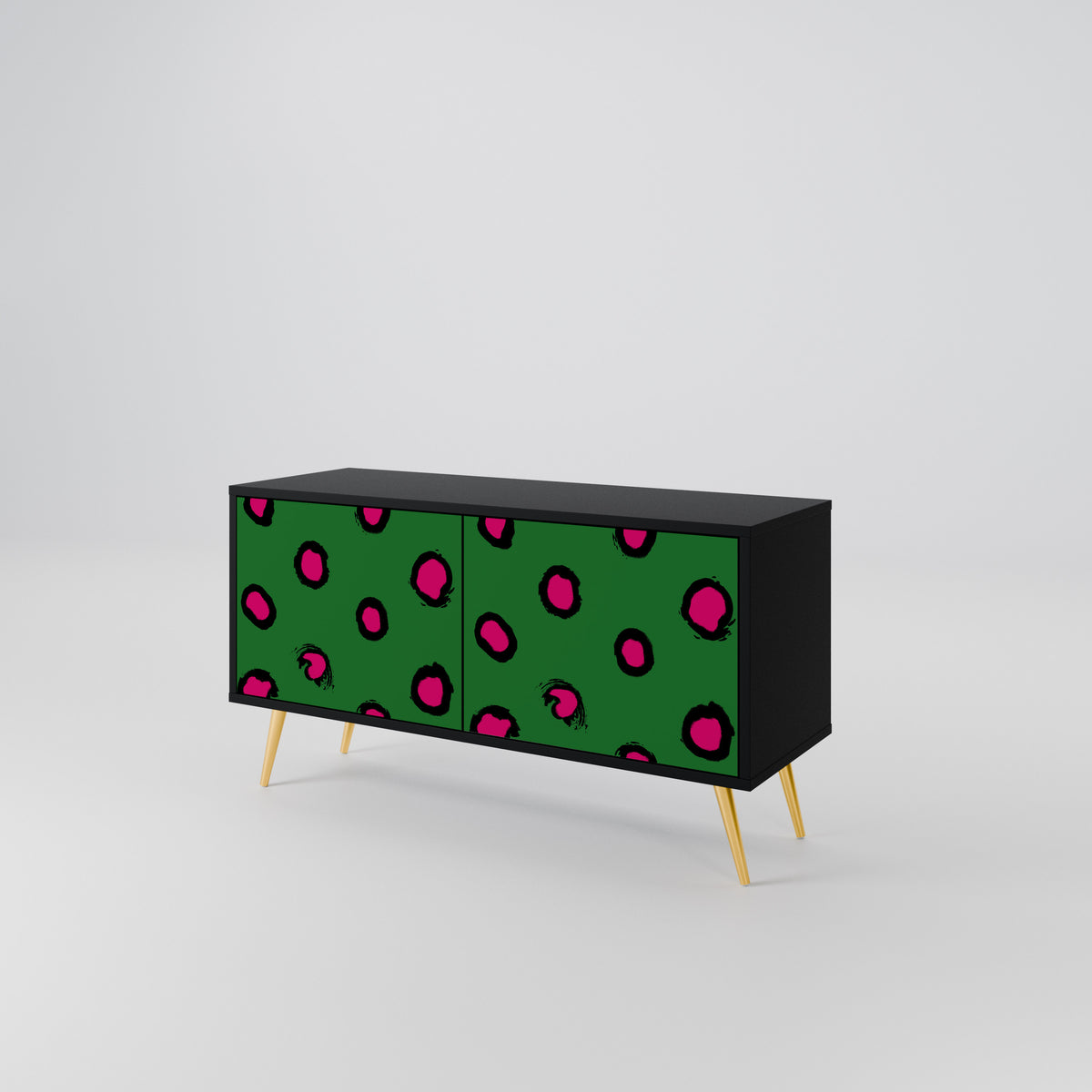 FUNKY SPOTS Kompaktní dvoudveřový TV stolek