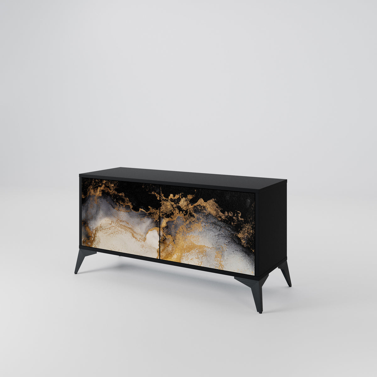 MARBLE OF TOMMORROW Kompaktní dvoudveřový TV stolek