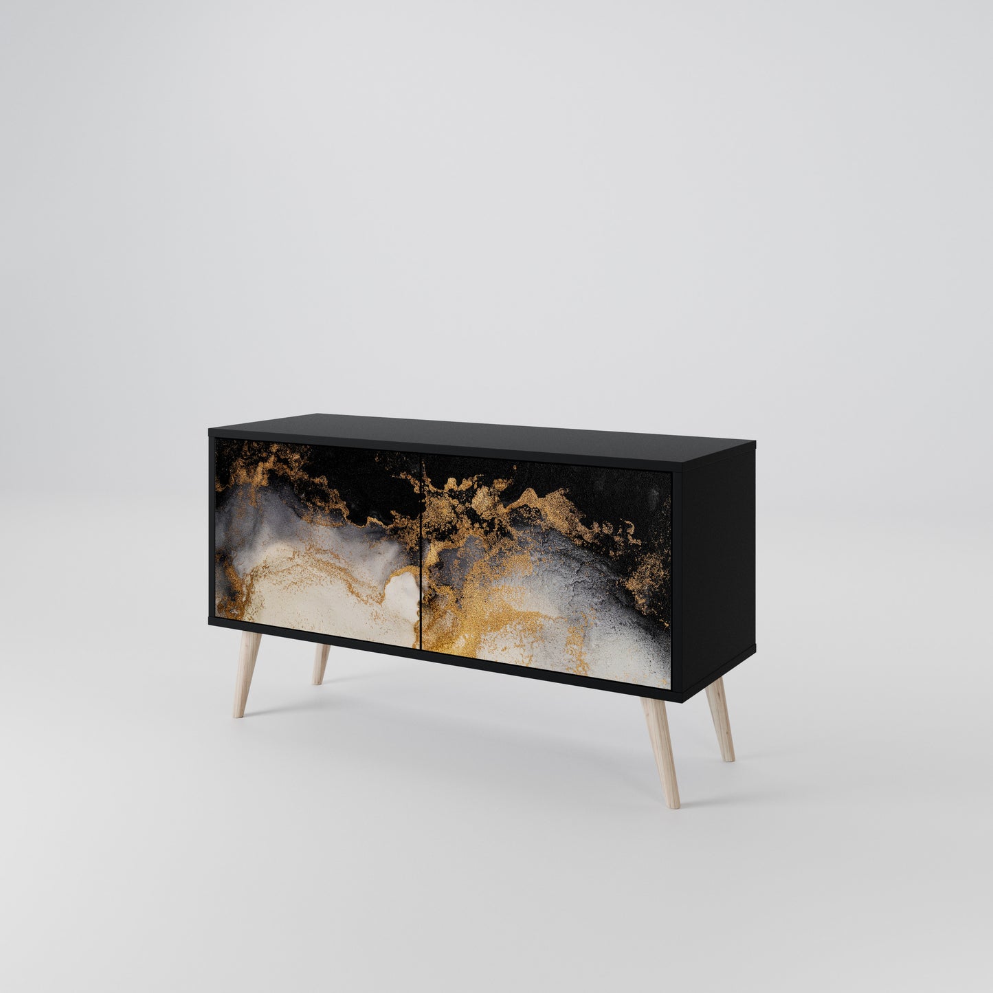 MARBLE OF TOMMORROW Kompaktní dvoudveřový TV stolek