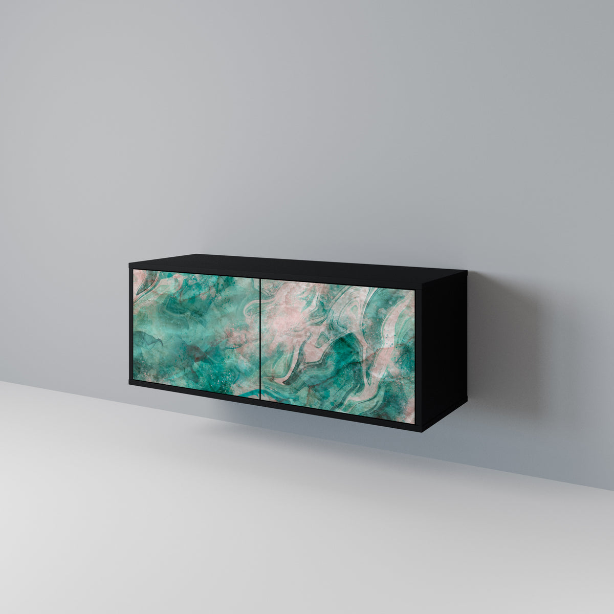 ABSTRACT ALCHEMY Kompaktní dvoudveřový TV stolek