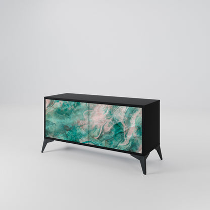 ABSTRACT ALCHEMY Kompaktní dvoudveřový TV stolek