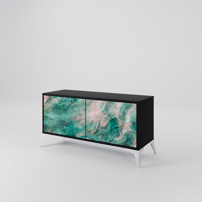 ABSTRACT ALCHEMY Kompaktní dvoudveřový TV stolek