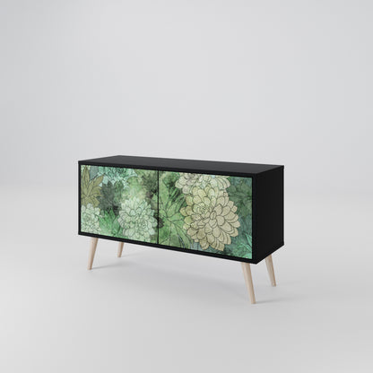 SUCCULENT CLUSTER Kompaktní dvoudveřový TV stolek
