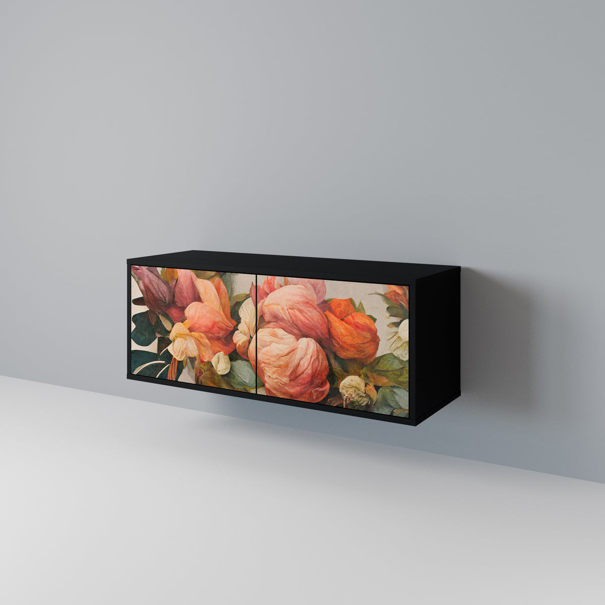 STYLISH BEAUTY Kompaktní dvoudveřový TV stolek