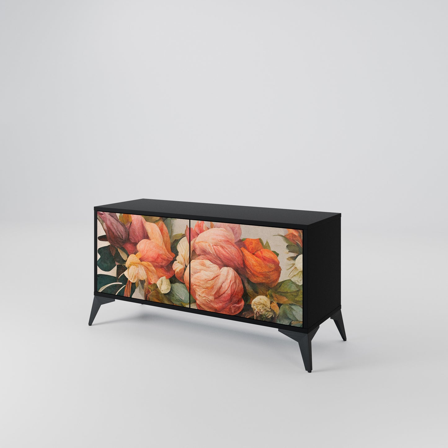 STYLISH BEAUTY Kompaktní dvoudveřový TV stolek