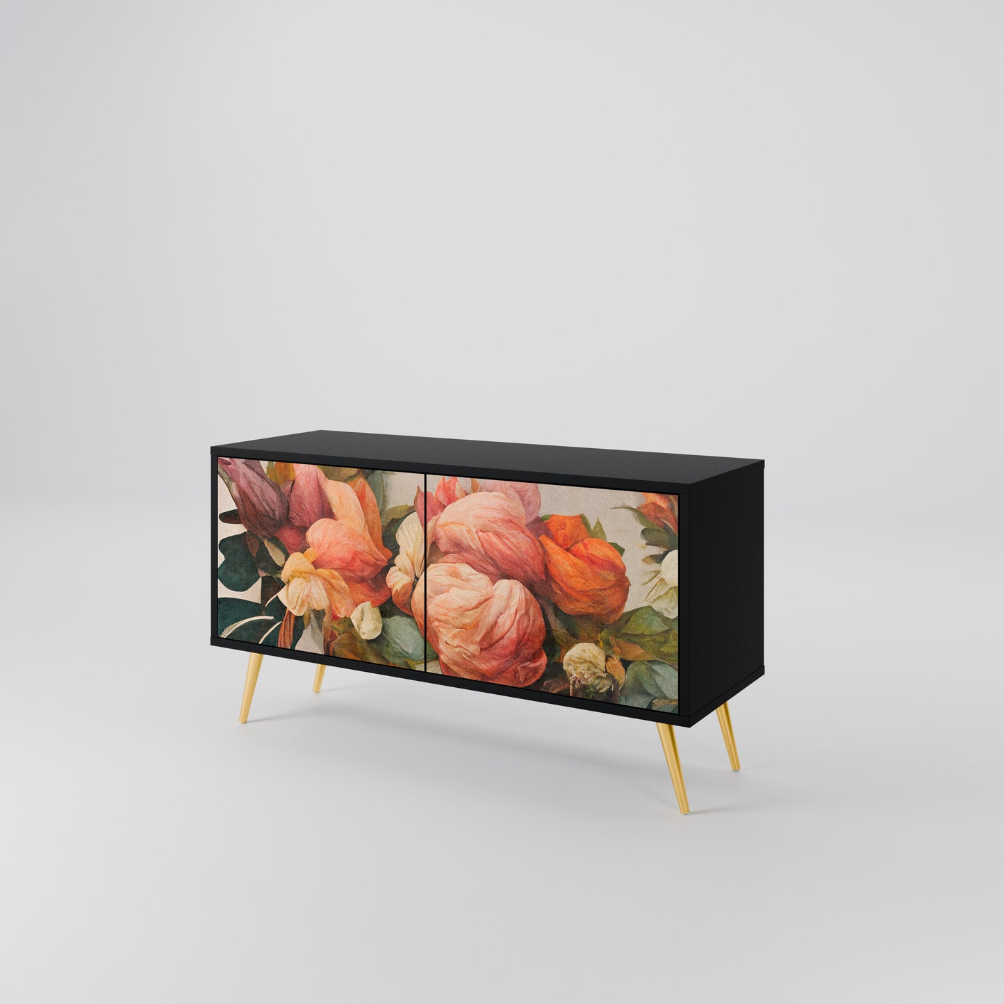 STYLISH BEAUTY Kompaktní dvoudveřový TV stolek