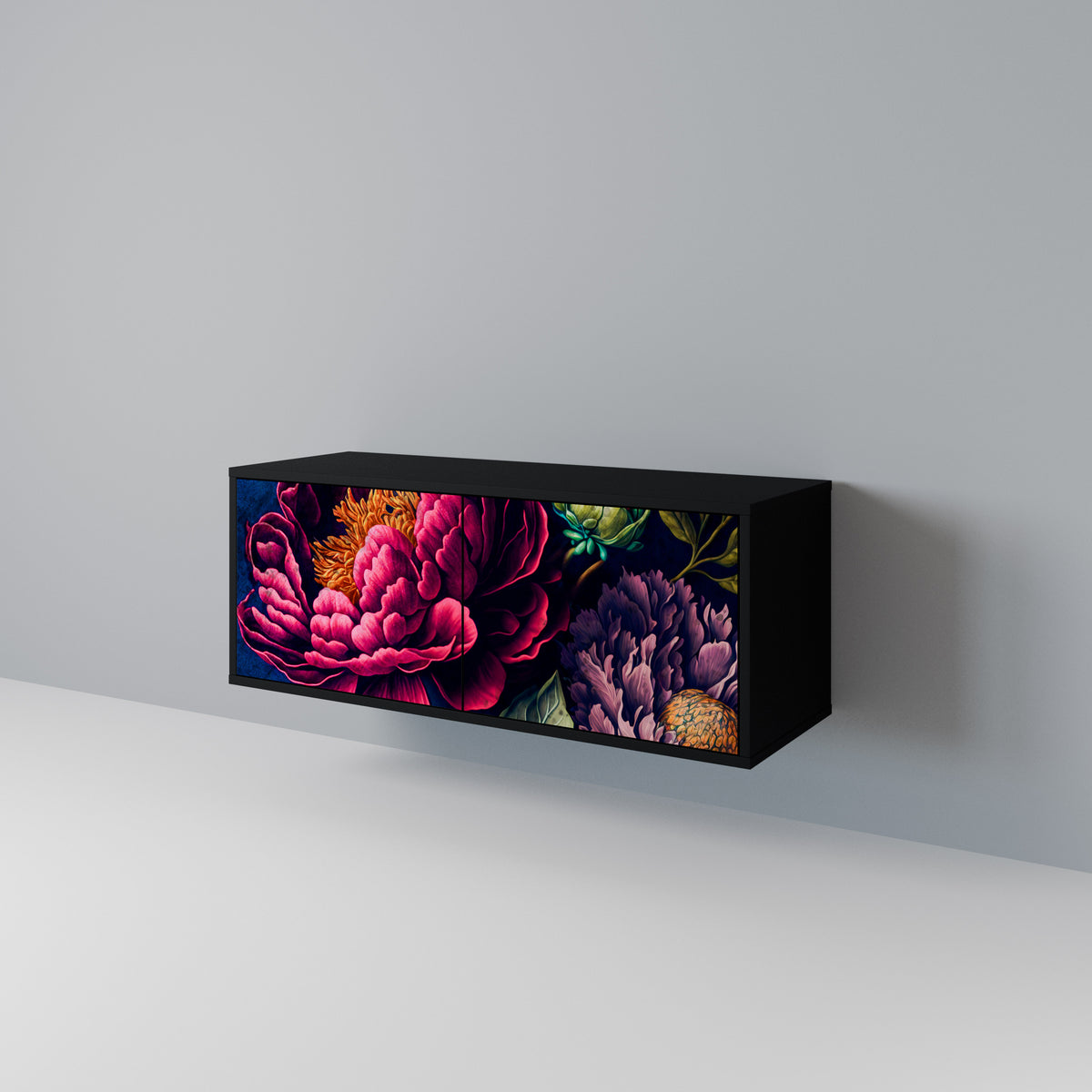 BLOOMING ELEGANCE Kompaktní dvoudveřový TV stolek