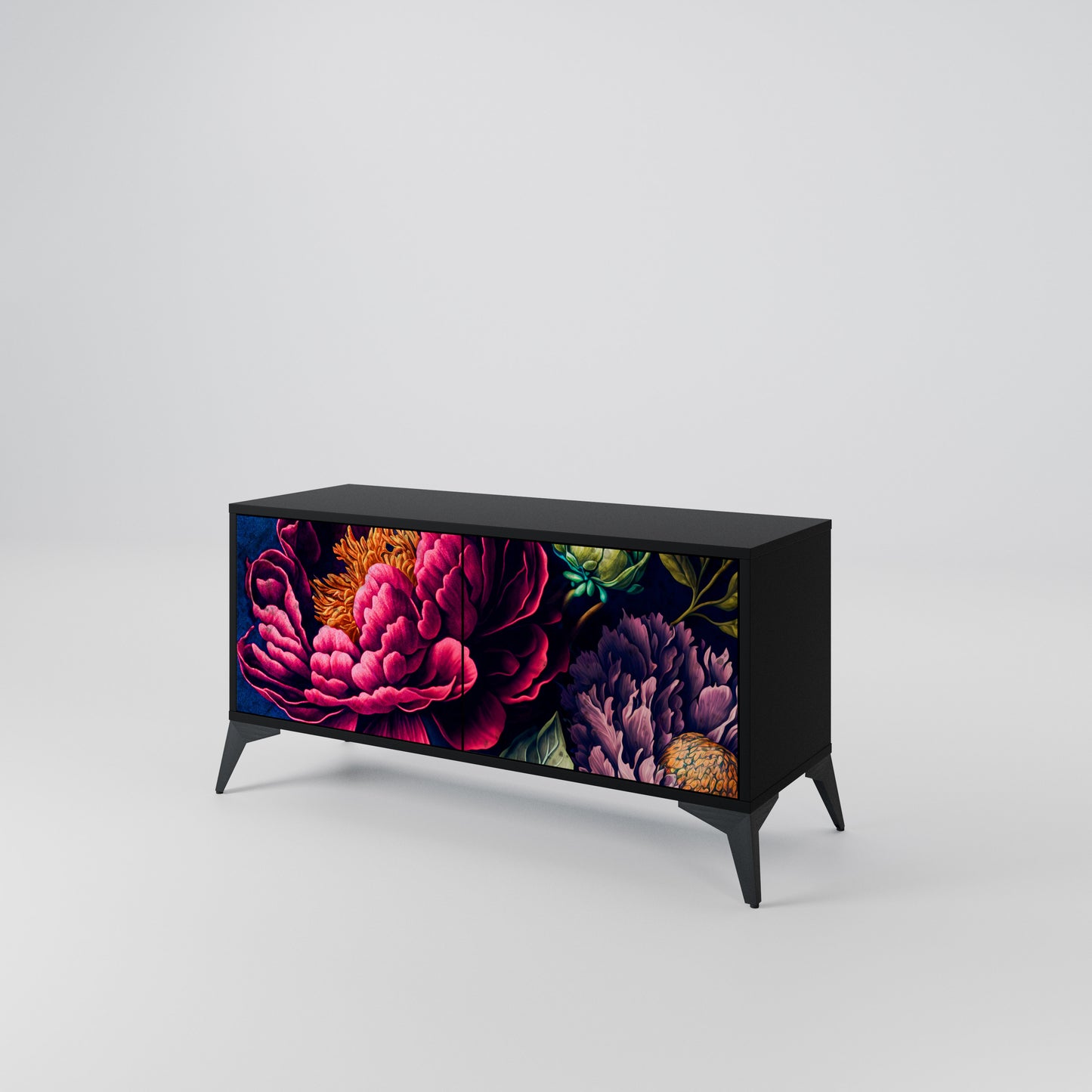 BLOOMING ELEGANCE Kompaktní dvoudveřový TV stolek