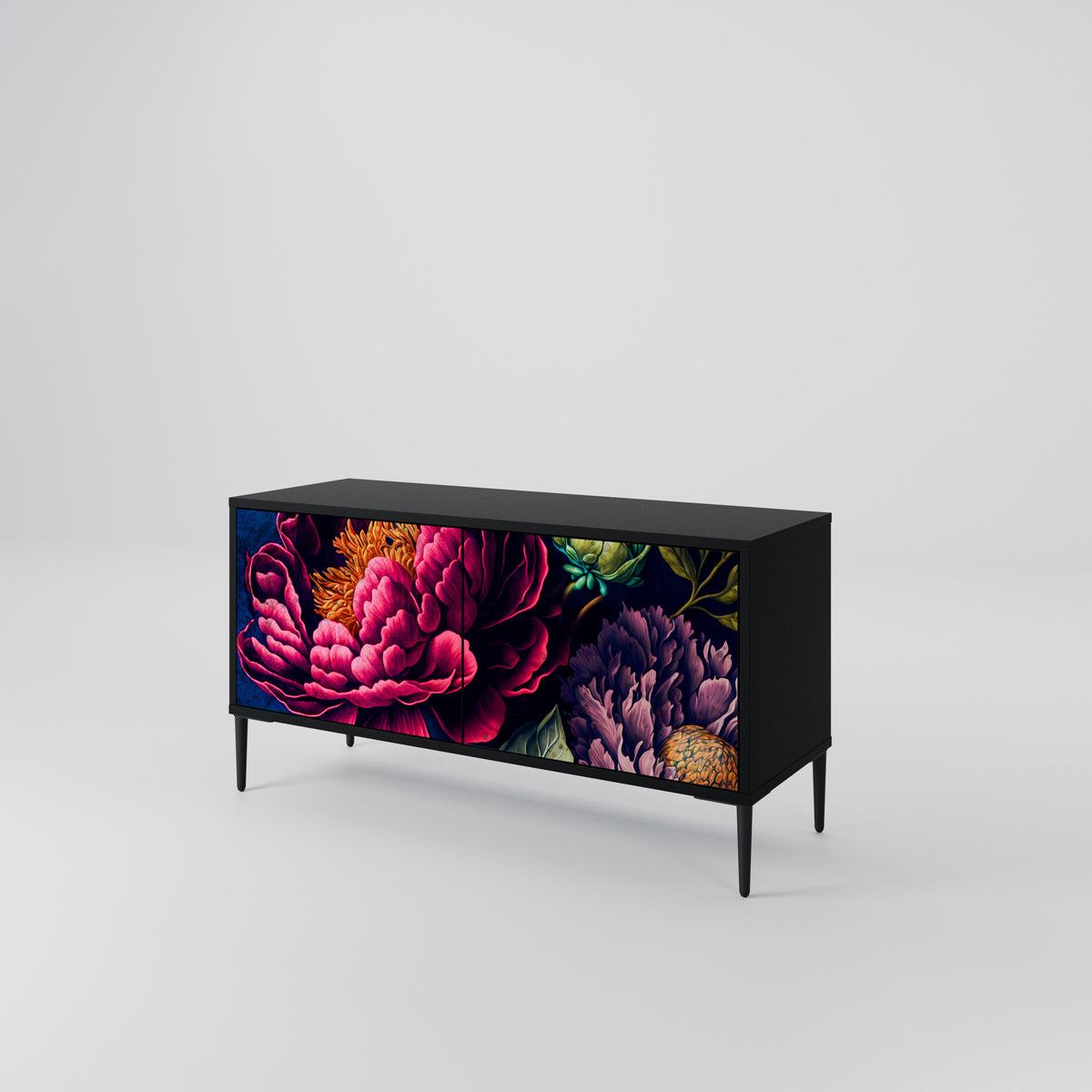 BLOOMING ELEGANCE Kompaktní dvoudveřový TV stolek