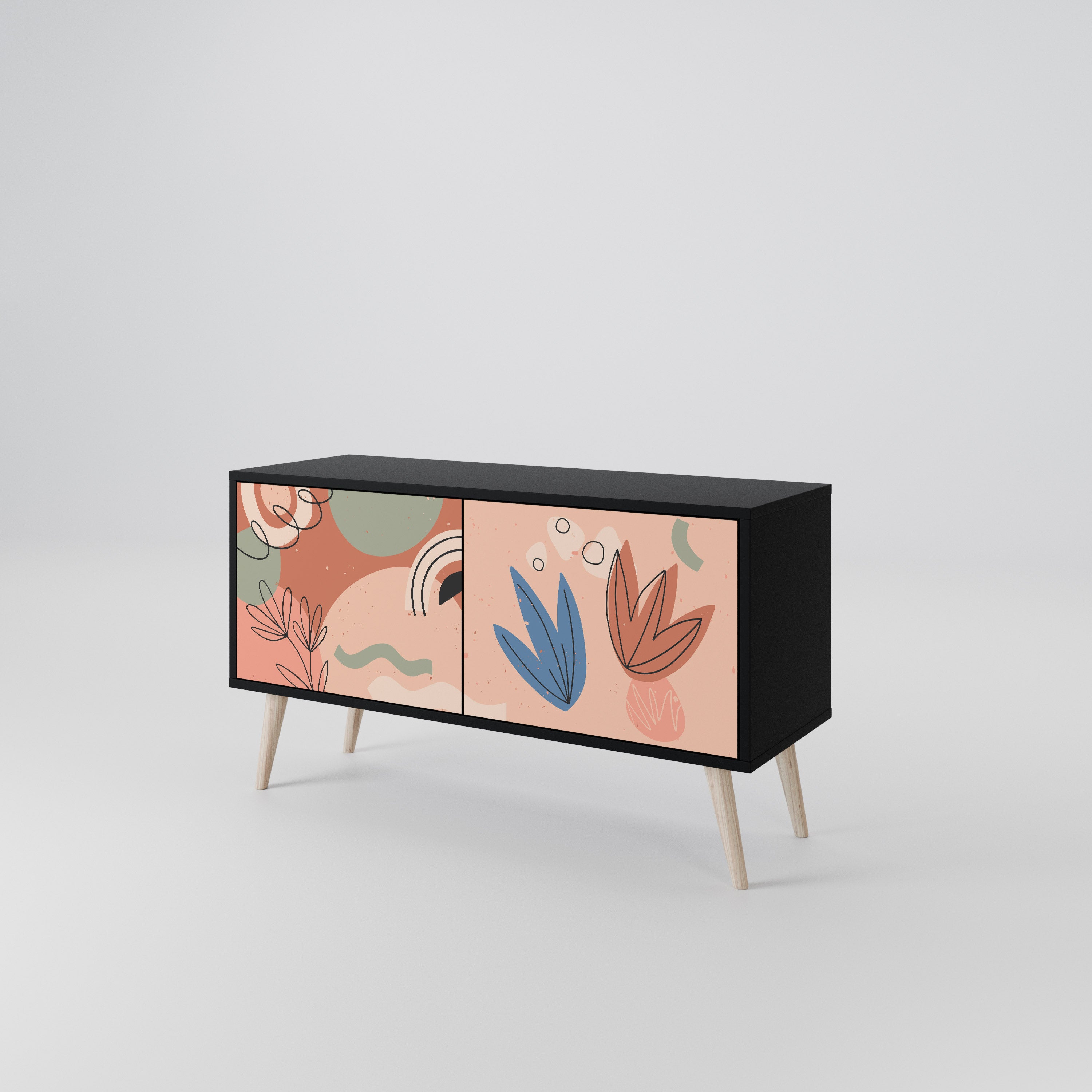 PASTEL DESTINY Compact 2-Door TV Cabinet