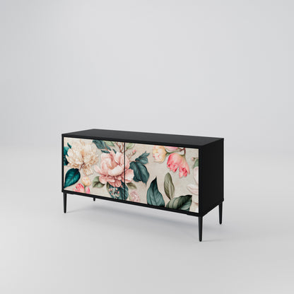 FLORAL GRACE Kompaktní dvoudveřový TV stolek