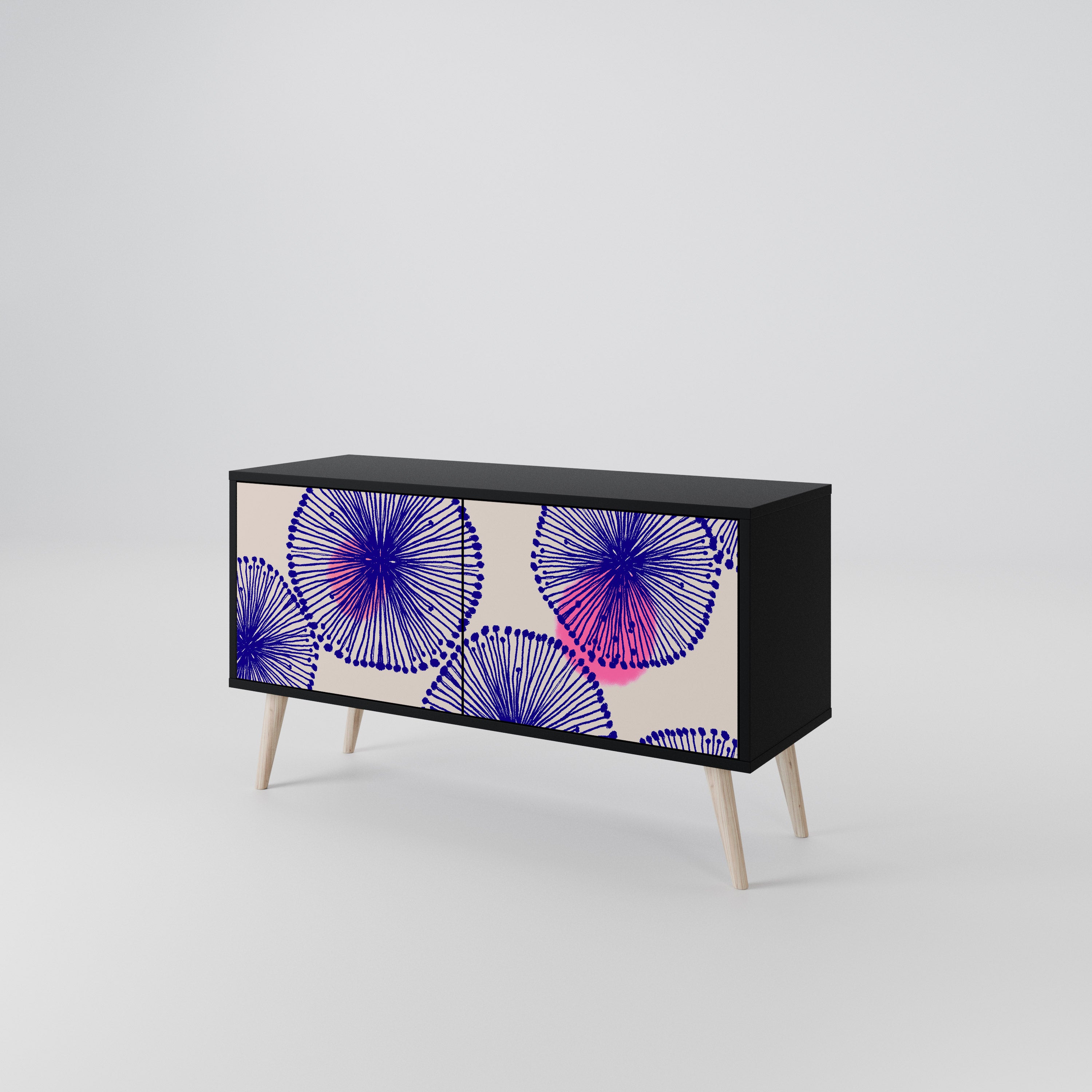 MAGIC NATURE Compact 2-Door TV Cabinet